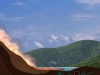 火山投影动画