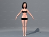 卡通女人体